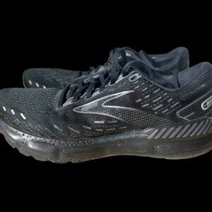 Brooks Mens Glycerin Gts 20 Black Running Shoes Size 10 Wide 2E (110383)